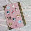 My Silly Lil Sticker Book Reusable Sticker Book - 60 Blank Pages