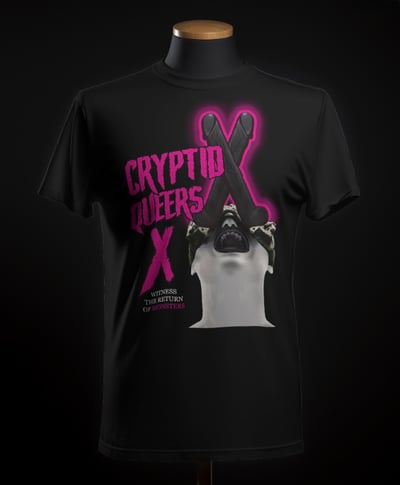 Image of Cryptid Queers X Tee Shirt 