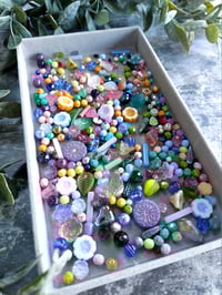 Image 3 of 120g Luxury Czech Glass/Gemstone Bead Mix