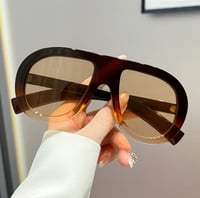 Brown Translucent Sunglasses 