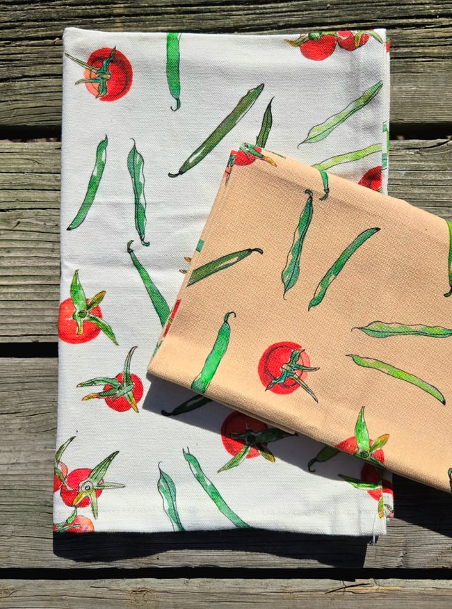 Veggie Tea Towel 
