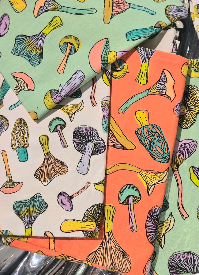 Mushroom Tea Towel