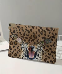 Image 2 of Large Lion Soft Laptop/Ipad Pouch