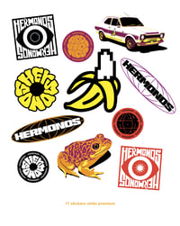 Image 3 of Hermonos sticker pack