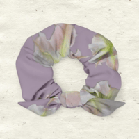 Image 1 of Brazilian Angel Flower Hair Scrunchie - Lavender