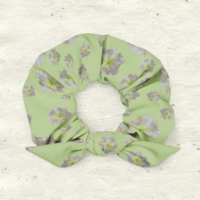 Image 1 of Brazilian Angel Flower Hair Scrunchie - Spring Green