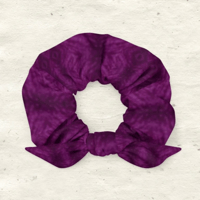 Image 1 of Clematis Shadows Hair Scrunchie