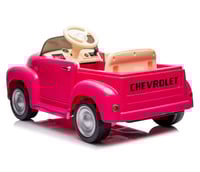 Image 6 of Chevrolet 3100 12V Ride-On Truck W/ Remote, USB - Pink Petal