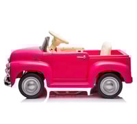 Image 5 of Chevrolet 3100 12V Ride-On Truck W/ Remote, USB - Pink Petal