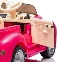 Image 12 of Chevrolet 3100 12V Ride-On Truck W/ Remote, USB - Pink Petal