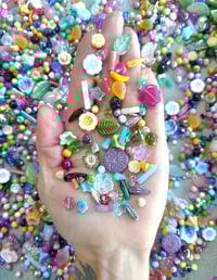 Image 1 of 120g Luxury Czech Glass/Gemstone Bead Mix
