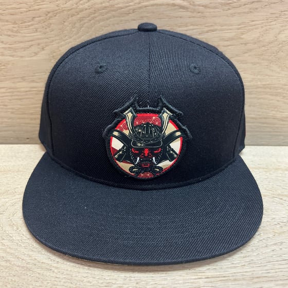 Image of SEIGAIHA SAMURAI SNAPBACK BLK-RED