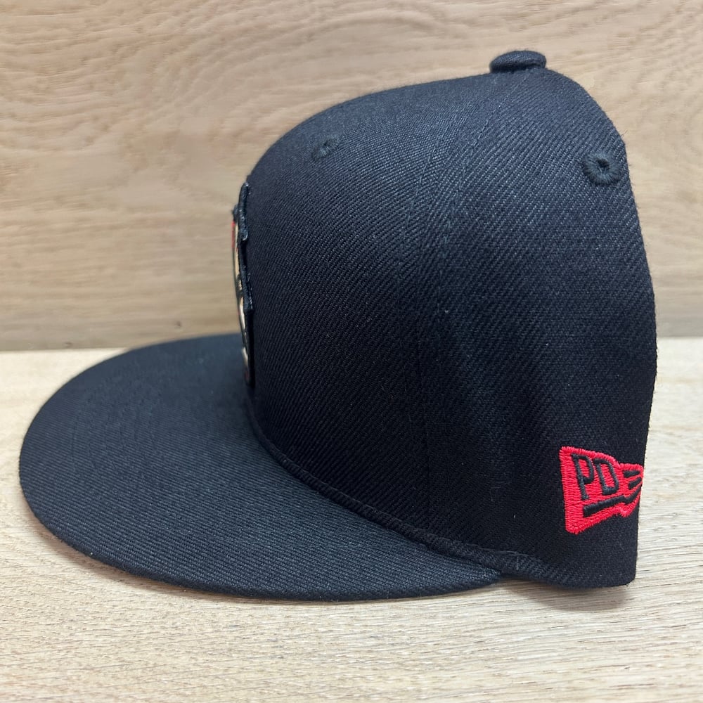 Image of SEIGAIHA SAMURAI SNAPBACK BLK-RED
