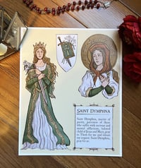 St. Dymphna print