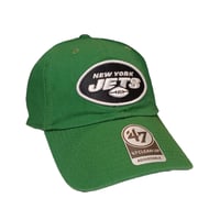 Image 3 of 47' Brand Clean Up New York Jets Hat Cap Mens Adjustable Strap Green NFL