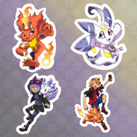 Digimon Dusk & Dawn Stickers