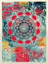 Shepard Fairey Obey Chaos Mandala Print Sérigraphie