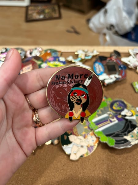 Image of Tiger Lily charity pin 