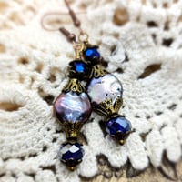 Image 1 of A Bit Baroque Pearl Drop Earrings (BB0019)