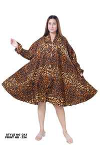Flair Animal Print Jacket Dress
