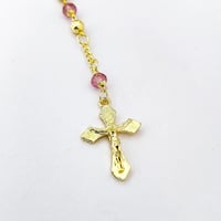 Image 2 of Pink Rosary Guadalupe