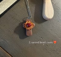 Image 3 of Assorted clay cross necklaces 