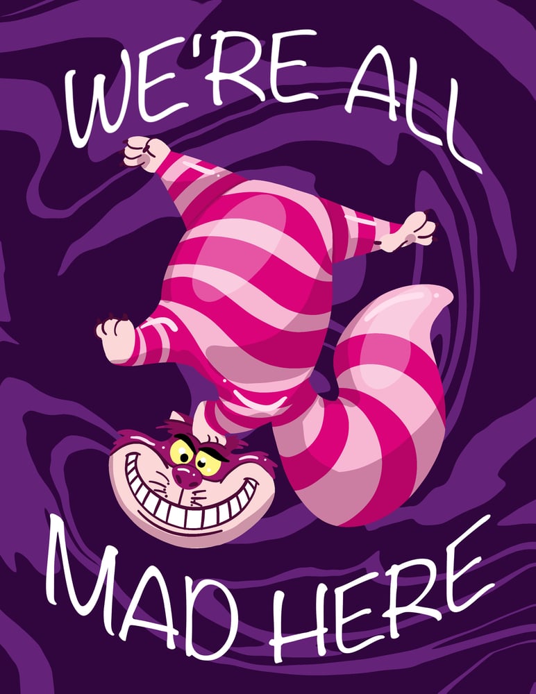 Image of wonderland print