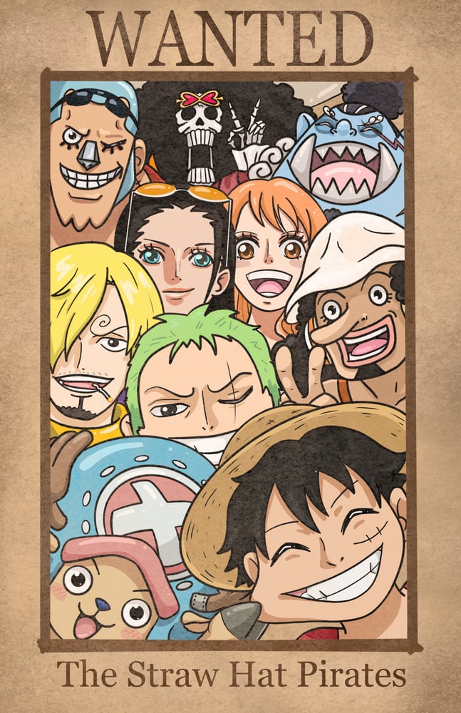Image of one piece print