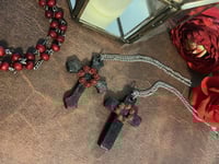 Image 1 of Seven rose cross necklace 