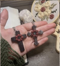 Image 2 of Seven rose cross necklace 