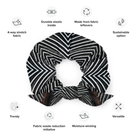 Image 3 of Blue Jay Feathers Hair Scrunchie