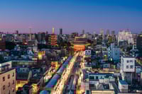 Senso-Ji Temple at Sunset
