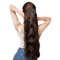 Image 6 of Blue Jay Feathers Hair Scrunchie