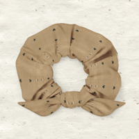 Image 1 of Sparkle Hearts Hair Scrunchie