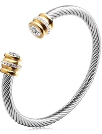 Image 1 of Fabulously Cuffed (Silver/ Gold Metal Mix)