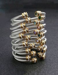 Image 3 of Fabulously Cuffed (Silver/ Gold Metal Mix)