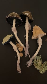 Image 5 of Gold cap mushroom brooch 