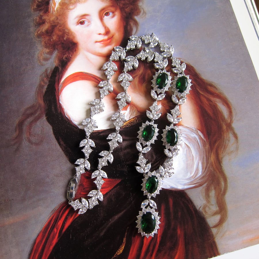 Image of Green Galatea necklace