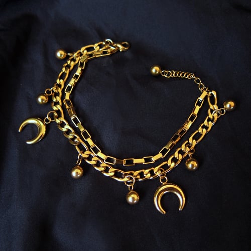 Image of Moonbeam charm bracelet