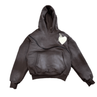 Image 1 of Fusion Zip Hoodie chocolate