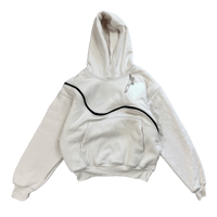 Image 1 of Fusion Zip Hoodie cream