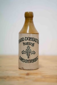 Image 1 of Antique Stoneware bottle - David Doherty's Bottling Londonderry