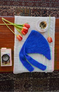 Bonnet d'hiver bleu royal