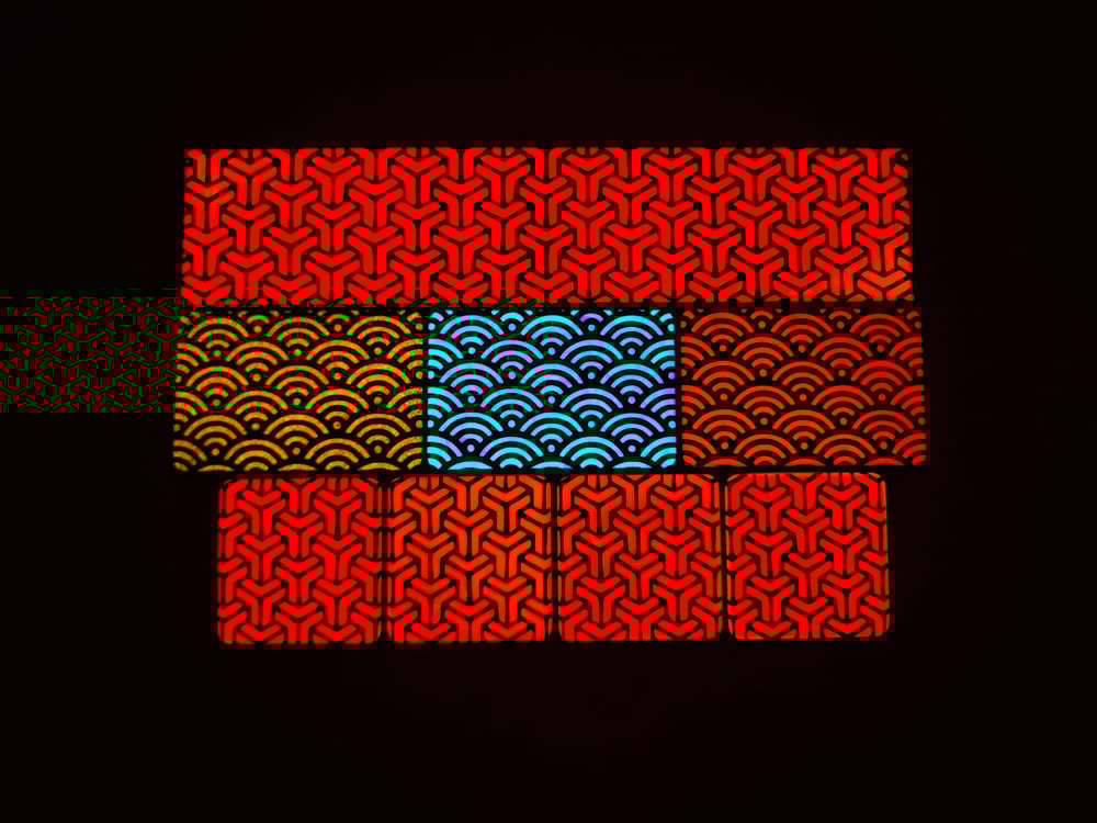 Image of Japanese motifs patches