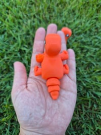 Image 3 of Orange Mini Brachiosaurus