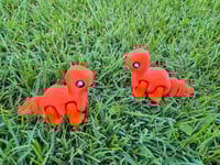 Image 2 of Orange Mini Brachiosaurus
