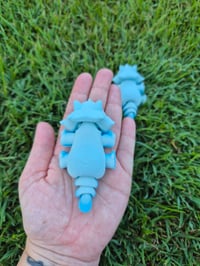 Image 3 of Blue Mini Triceratops 