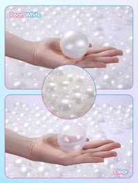Image 3 of Ivory Pearl Ocean Balls For Ball Pit