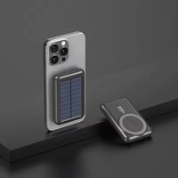 15000/20000mAh Solar Power Bank Magnetic Wireless Charger Portable Battery for Phone