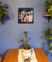 Image 6 of Care Factor Series  - Copper Gilded Glass Wall Art